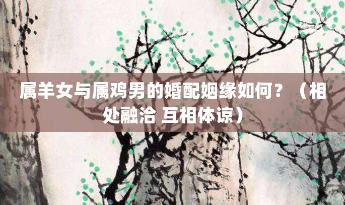 属羊女与属鸡男的婚配姻缘如何?(相处融洽 互相体谅)