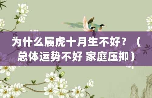 为什么属虎十月生不好?(总体运势不好 家庭压抑)